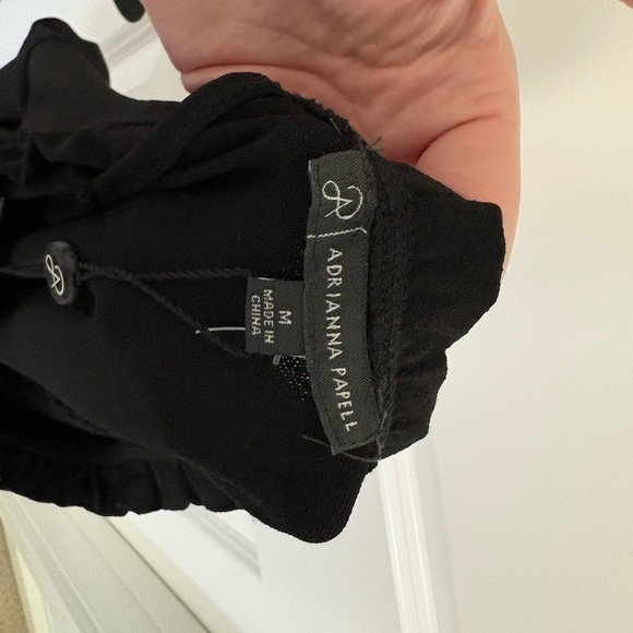 NWT Adrianna Papell Smocked Puff Sleeve Top Size M - Picture 8 of 8